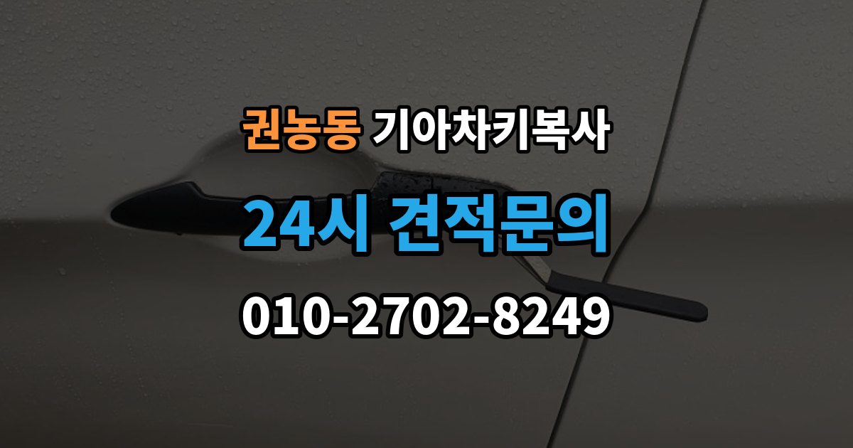 권농동 기아 차키 복사 파손된 키는 수리와 복사 중 무엇이 나을까