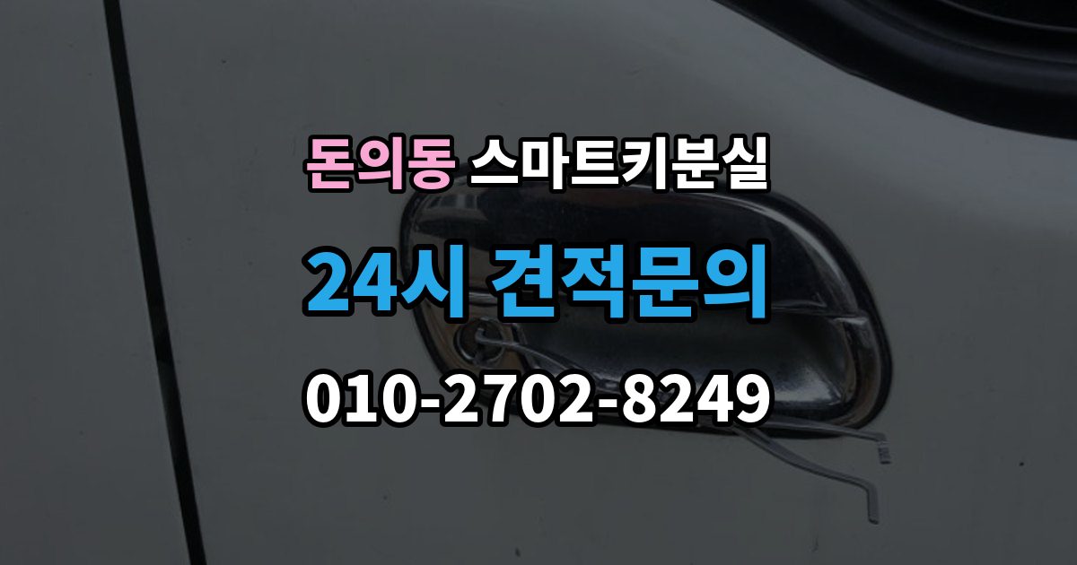 돈의동 스마트키 분실 배터리 이상인지 먼저 확인하는 체크포인트