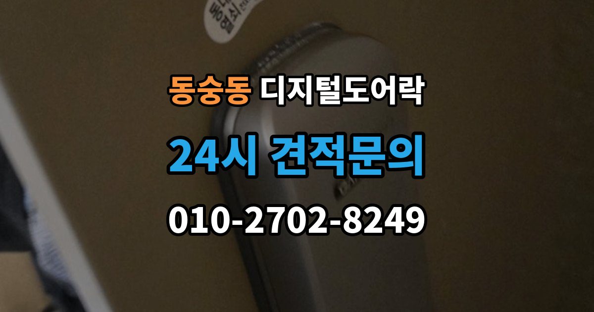 동숭동 디지털 도어락 문 두께에 맞는 설치 기준 살펴보기