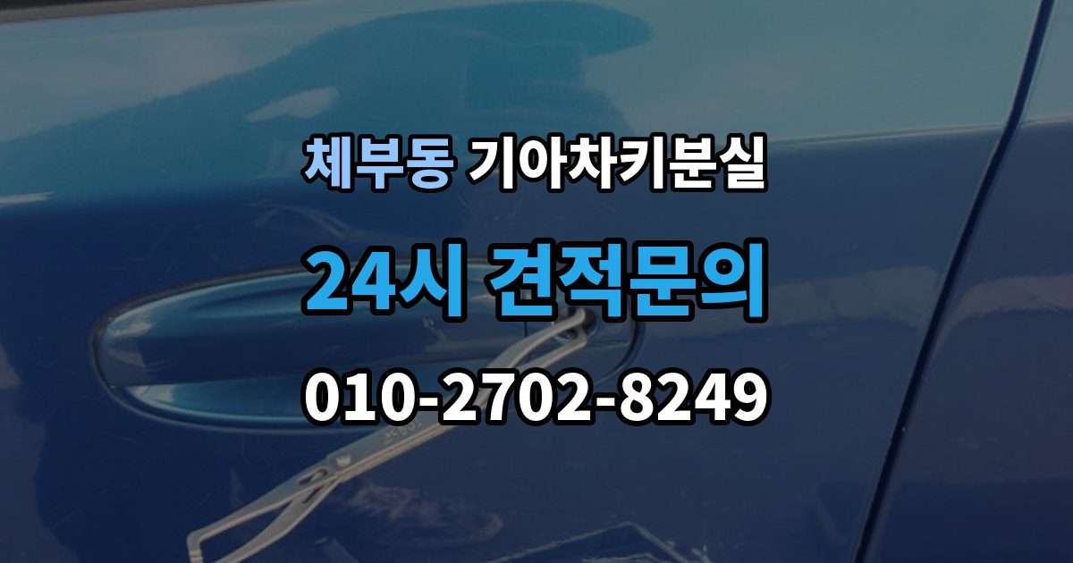 체부동 기아 차키 분실 주차장과 집 안에서 많이 놓치는 장소
