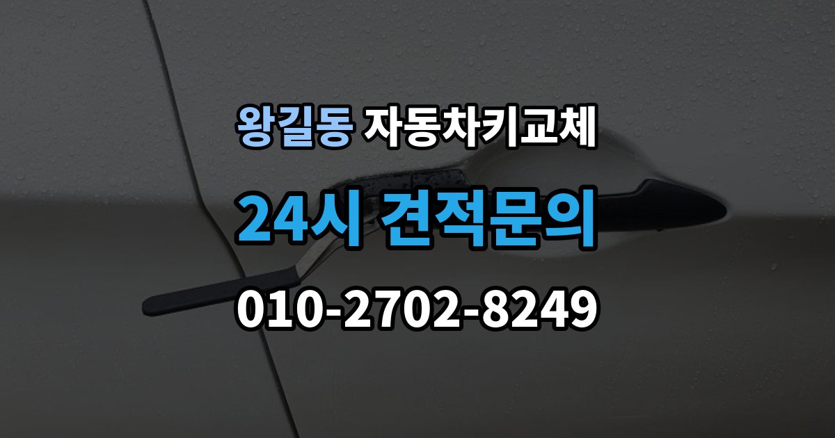 왕길동 자동차키 교체 시동이 안 되고 잠금만 풀릴 때 점검