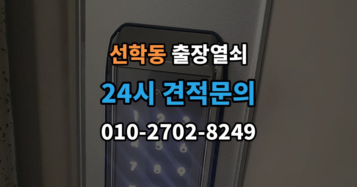 선학동 출장 열쇠 키를 잃었을 때 선택할 수 있는 방법