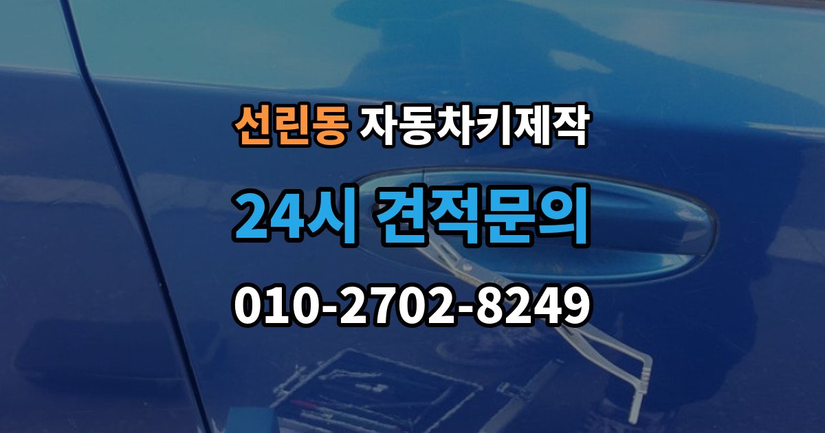 선린동 자동차키 제작 키 코드 조회가 막혔을 때 대안