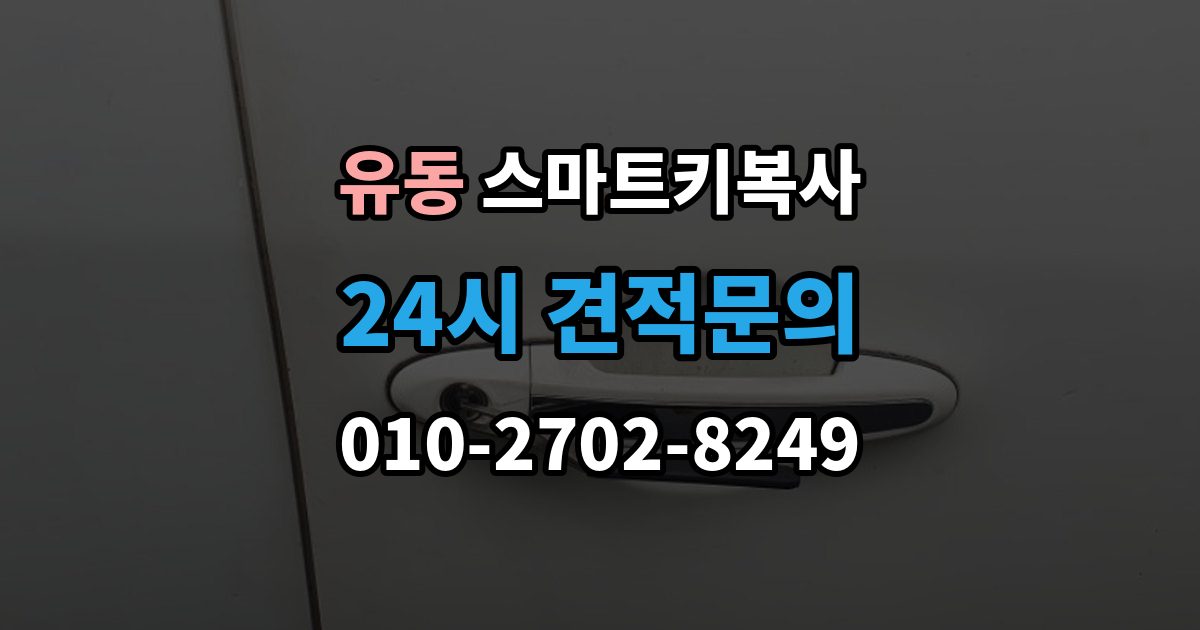 유동 스마트키 복사 등록 상태를 확인하는 간단한 체크