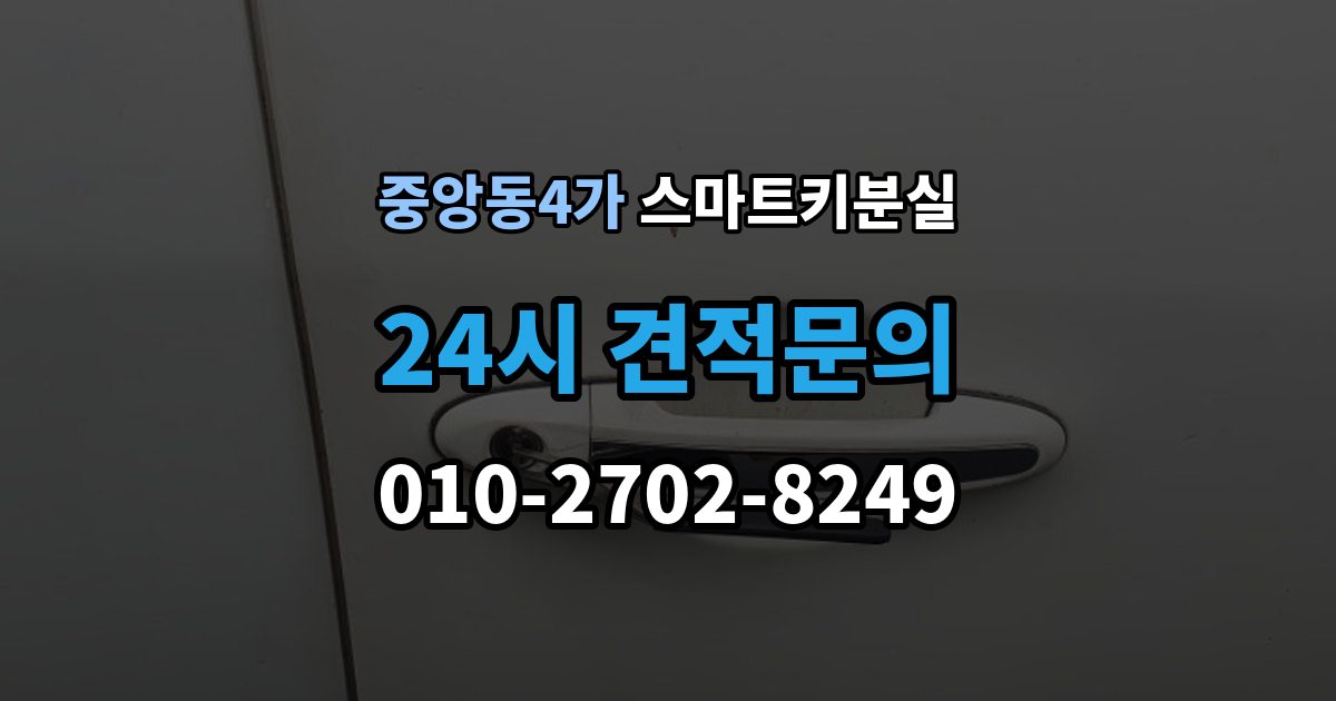 제물포구 중앙동4가 스마트키 분실 문이 잠겼을 때 안전하게 대처하는 법