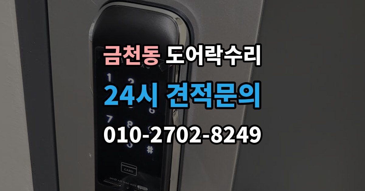 청주시 상당구 금천동 도어락 수리 문이 걸려 닫히지 않을 때 자주 보는 원인